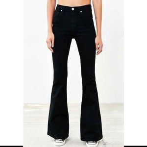 • BDG by Urban Outfitters black flared jeans •